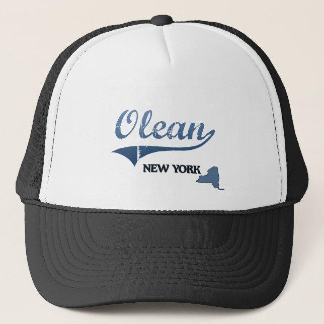 Olean New York City Classic Trucker Hat (Front)