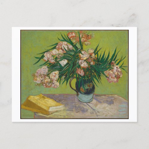 Oleanders by Vincent Van Gogh Floral Postcard