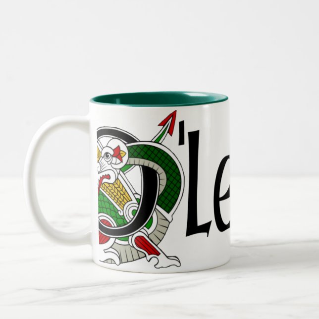 O'Leary Celtic Dragon Mug (Left)
