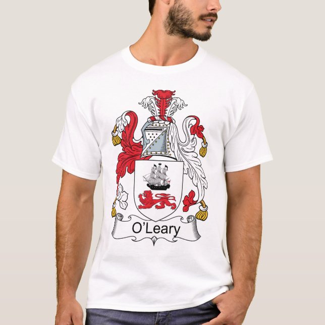 O'Leary Family Crest T-Shirt (Front)