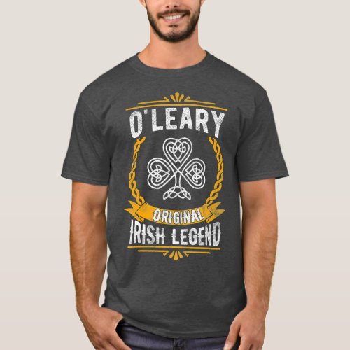OLeary Irish Name Gift Vintage Ireland Family T_Shirt