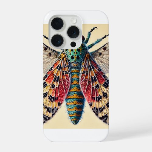 Olenecamptus insect 090724IREF125 _ Watercolor iPhone 15 Pro Case