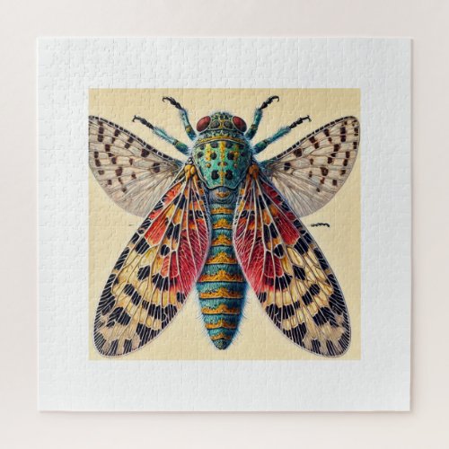 Olenecamptus insect 090724IREF125 _ Watercolor Jigsaw Puzzle