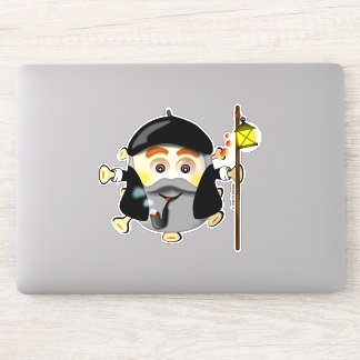 Olentzero vasco Eguberri on by Simonsito Sticker