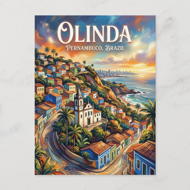 Olinda Brazil Postcard (Front)