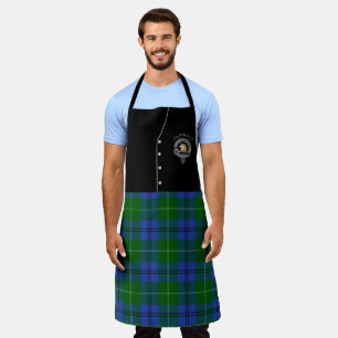 Oliphant Clan Badge & Tartan Kilt Apron
