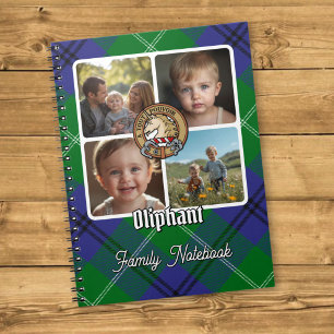 Oliphant Family Photo Collage Notebook