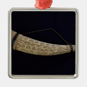 Oliphant of St. Hubert Metal Ornament