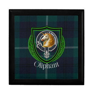Oliphant Scottish Clan Tartan & Crest Gift Box