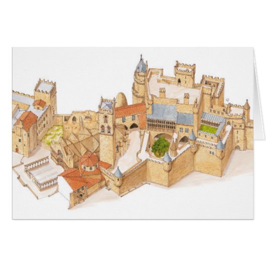 Olite Castle. Navarra Spain Cards (Front Horizontal)