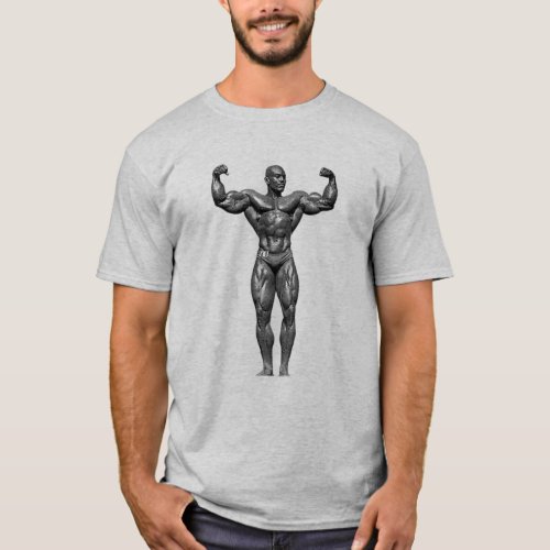 Oliva Front Double Biceps T_Shirt