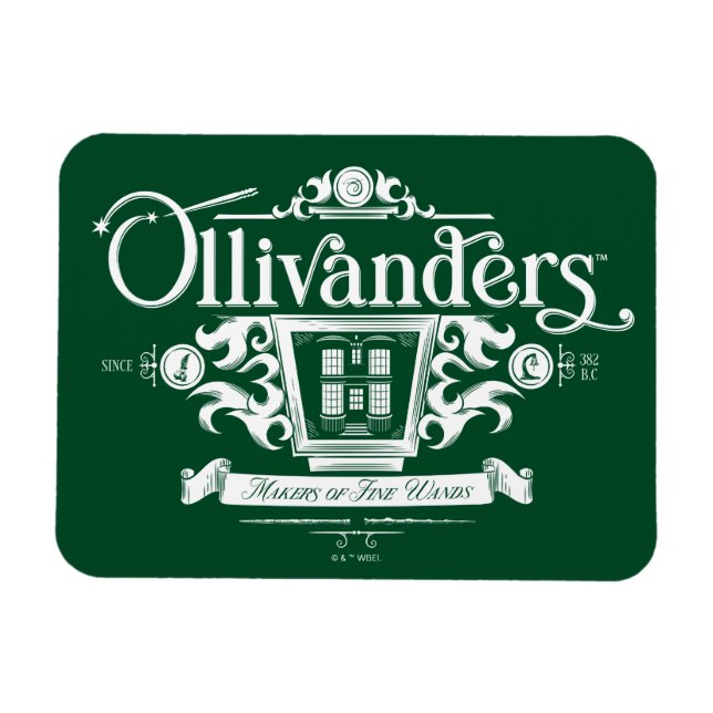 OLIVANDERS™ Makers of Fine Wands Magnet (Horizontal)