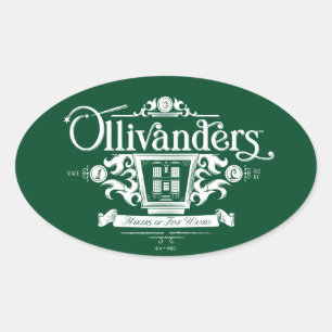OLIVANDERS™ Makers of Fine Wands Oval Sticker
