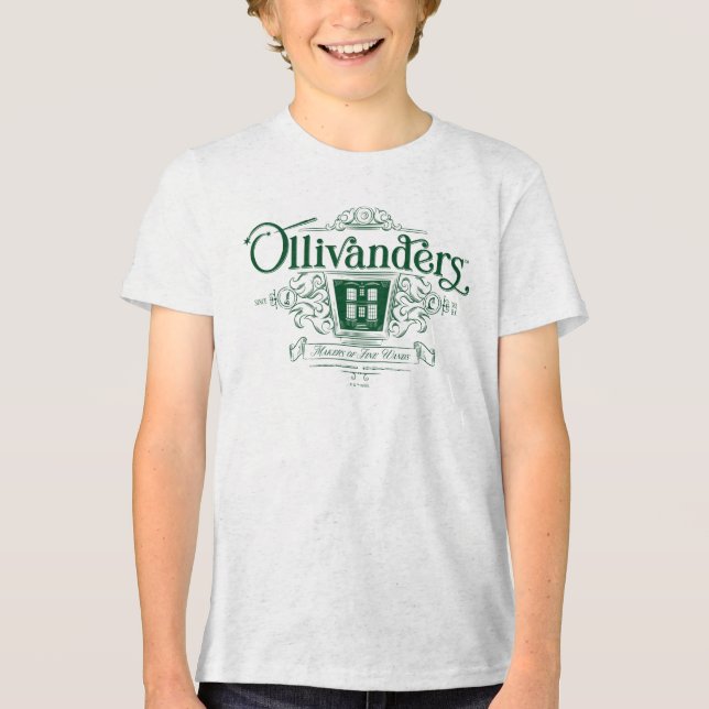 OLIVANDERS™ Makers of Fine Wands Tri-Blend Shirt (Front)