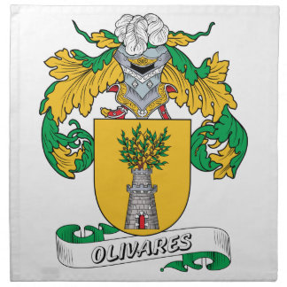 Olivares Family Crest Napkin