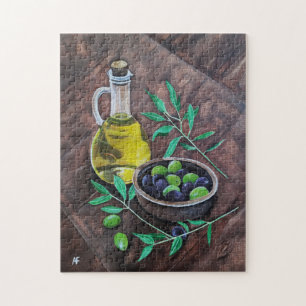 Olivas de Andalucía Painting by Alfred Fox Jigsaw Puzzle