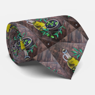 Olivas de Andalucía Painting by Alfred Fox Neck Tie