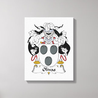 Olivas Family Crest Canvas Print