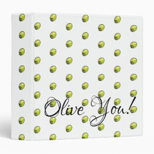 Olive 3 Ring Binder