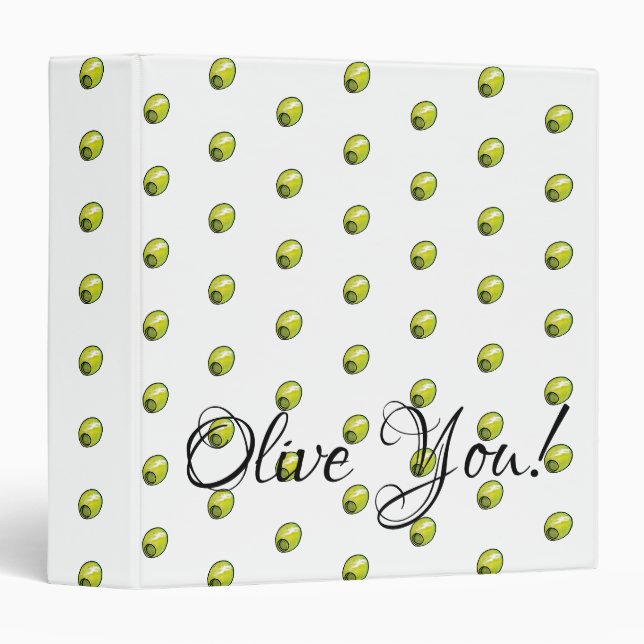 Olive 3 Ring Binder (Front/Spine)