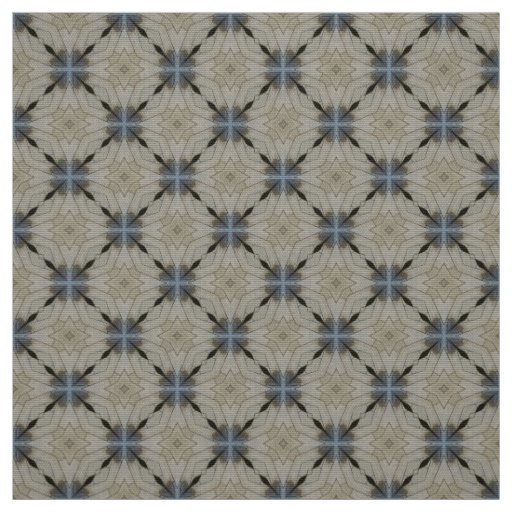 Olive and Blue Upholstery Fabric