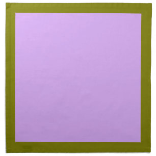 Olive and Mauve Napkins