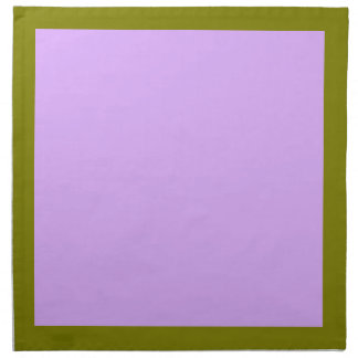 Olive and Mauve Napkins
