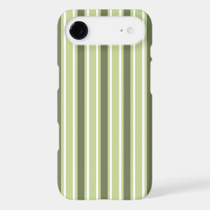 Olive and white candy stripes iPhone 17 air case
