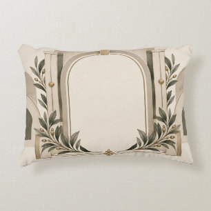 Olive Arch Heritage Frame Accent Pillow