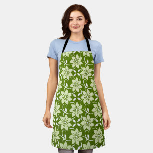 Olive Blossom Repeat Apron