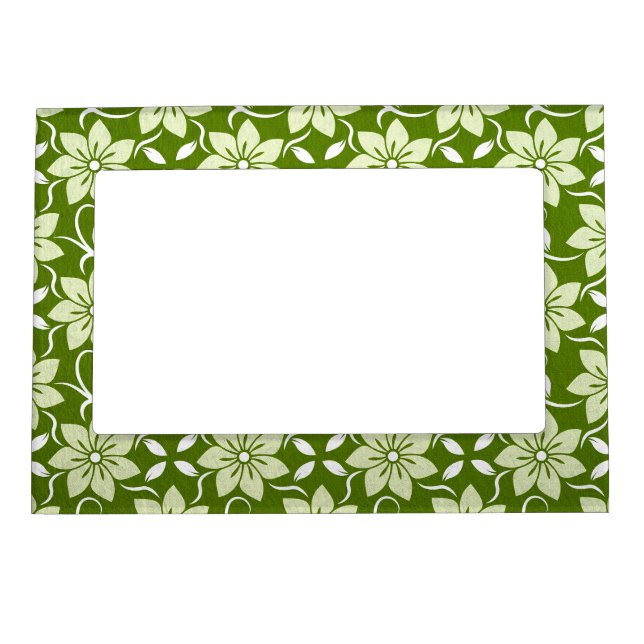 Olive Blossom Repeat Magnetic Frame (Front)