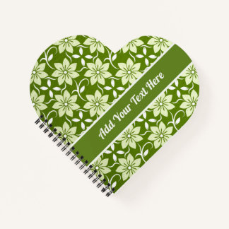 Olive Blossom Repeat Notebook