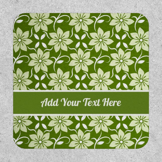 Olive Blossom Repeat Patch (Front)