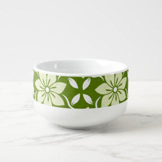 Olive Blossom Repeat Soup Mug