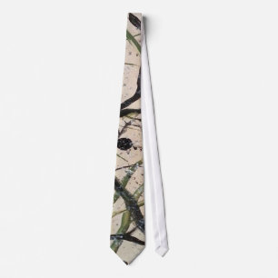 Olive Branch Abstract Art Neck Tie
