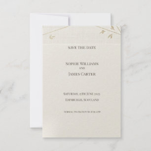 Olive Branch Botanical Save the Date Card