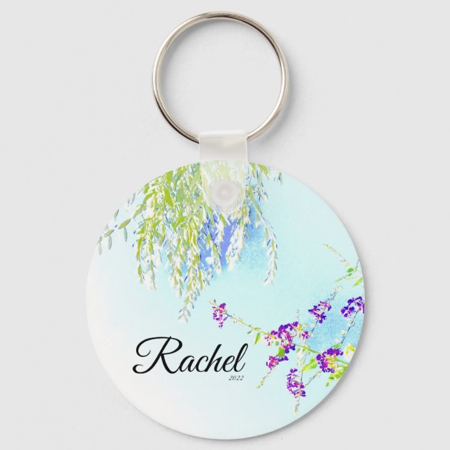 Olive branch clutch keychain (Front)