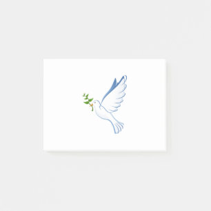 Olive Branch & Dove Post-it Notes