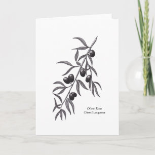 Olive Branch Greeting Card for any attendant