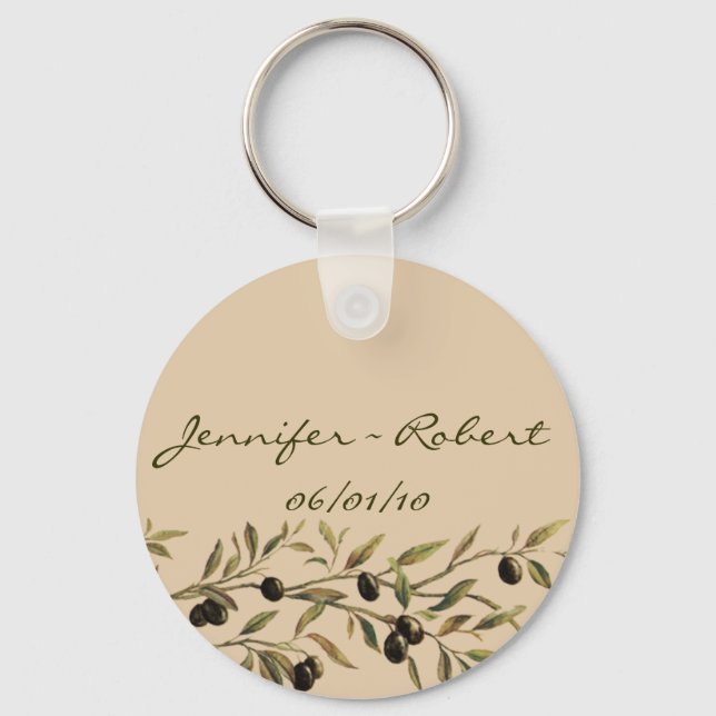 Olive Branch Keychain (Front)