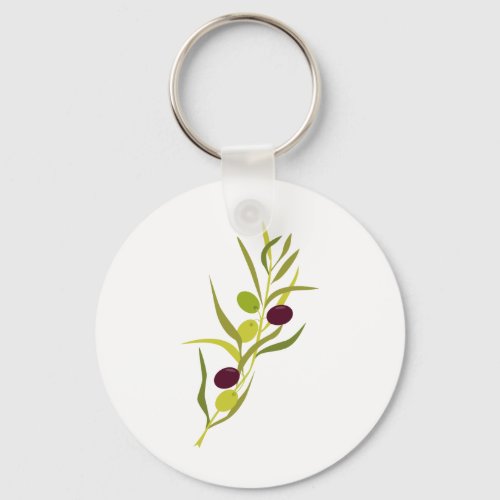 Olive Branch Keychain