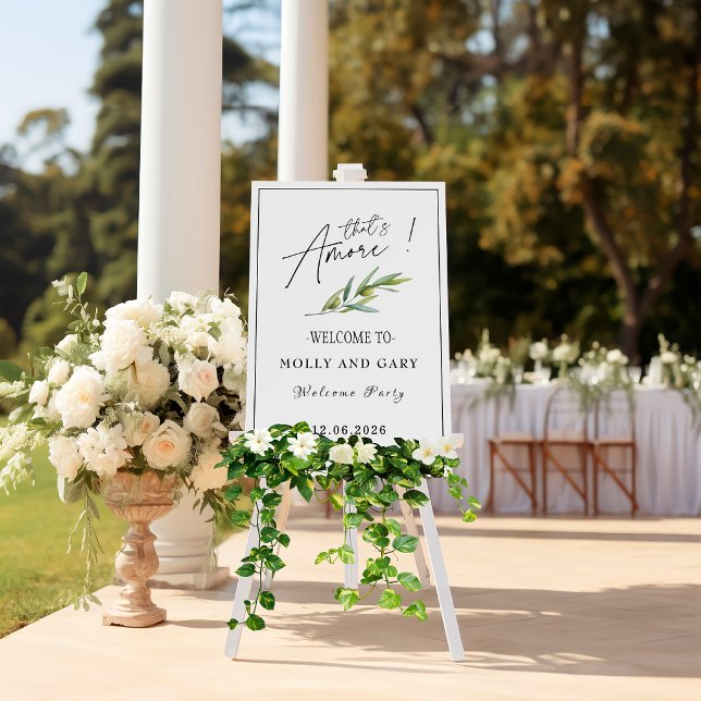 Olive Branch Minimal Wedding Sign (Creator Uploaded)