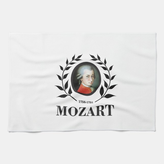 OLIVE BRANCH MOZART KITCHEN TOWEL (Horizontal)