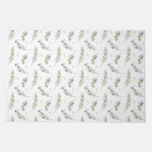 Olive Branch Rustic Botanical Doormat