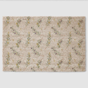 Olive Branch Rustic Greenery Fiber Doormat