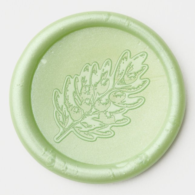 Olive Branch  Wax Seal Sticker (Front)