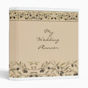 Olive Branch Wedding Planner Binder