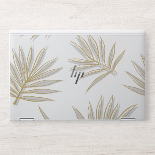 Olive Branch with Leaves and Fruit Seamless Patter HP Laptop Skin