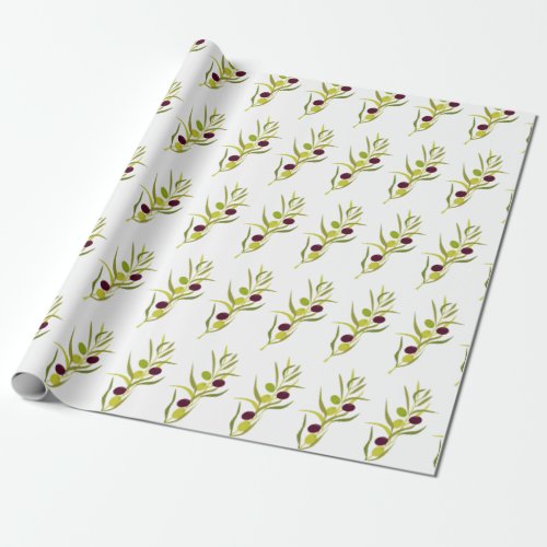 Olive Branch Wrapping Paper
