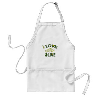 Olive Branches and Love - A Cute and Trendy Design Adult Apron